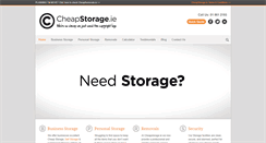 Desktop Screenshot of cheapstorage.ie